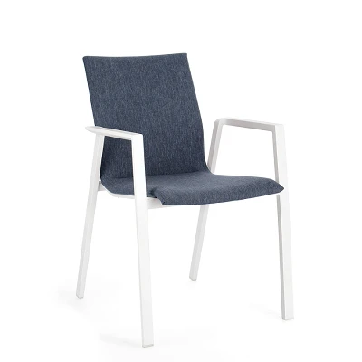 comprar SILLA CON REPOSABRAZOS | ODEON BLANCO-DENIM JX11 online de BIZZOTTO desde 239,58 €