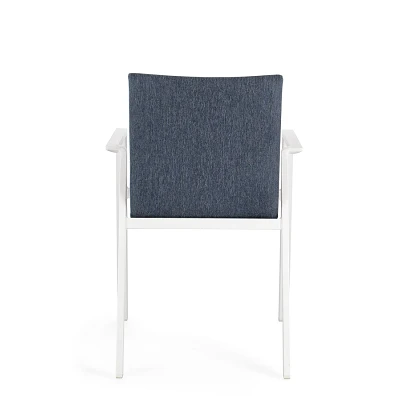 comprar SILLA CON REPOSABRAZOS | ODEON BLANCO-DENIM JX11 online de BIZZOTTO desde 239,58 €