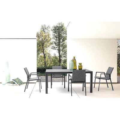 comprar SILLA CON REPOSABRAZOS | ODEON ANTR-GRIS OSCURO JX55 online de BIZZOTTO desde 239,58 €