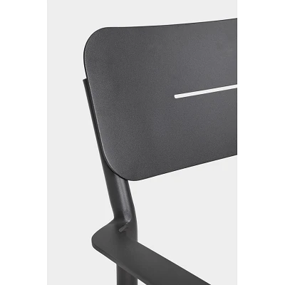 comprar SILLA CON REPOSABRAZOS | CON COJINES | NEBULA ANTRACITA YK13 online de BIZZOTTO desde 217,80 €