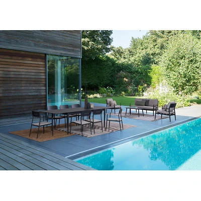 comprar SILLA CON REPOSABRAZOS | CON COJINES | NEBULA ANTRACITA YK13 online de BIZZOTTO desde 199,29 €