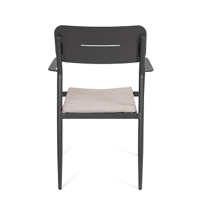comprar SILLA CON REPOSABRAZOS | CON COJINES | NEBULA ANTRACITA YK13 online de BIZZOTTO desde 217,80 €