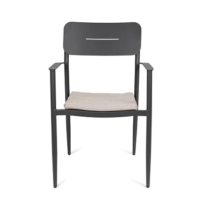 comprar SILLA CON REPOSABRAZOS | CON COJINES | NEBULA ANTRACITA YK13 online de BIZZOTTO desde 199,29 €