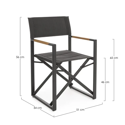 comprar SILLA DIRECTOR LAGUN ANTRACITA YK13 online de BIZZOTTO desde 176,42 € comprar SILLA DIRECTOR LAGUN ANTRACITA YK13 online de BIZZOTTO desde 176,42 €