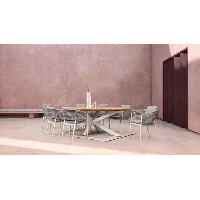 comprar SILLA CON REPOSABRAZOS | CON COJINES | FLORENCIA BLANCO WG20 online de Bizzotto Homemotion desde 337,59 €