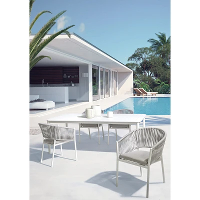 comprar SILLA CON REPOSABRAZOS | CON COJINES | FLORENCIA BLANCO WG20 online de Bizzotto Homemotion desde 337,59 €