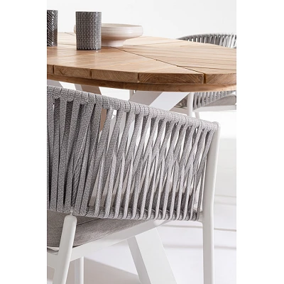 comprar SILLA CON REPOSABRAZOS | CON COJINES | FLORENCIA BLANCO WG20 online de Bizzotto Homemotion desde 337,59 €