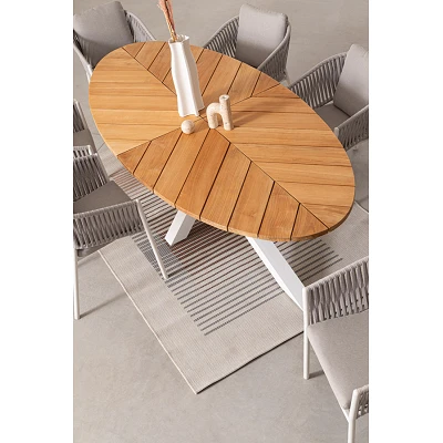 comprar SILLA CON REPOSABRAZOS | CON COJINES | FLORENCIA BLANCO WG20 online de Bizzotto Homemotion desde 337,59 €