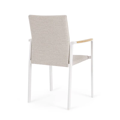 comprar SILLA CON REPOSABRAZOS | JALISCO NEW BLANCO WG20 online de Bizzotto Homemotion desde 317,99 €