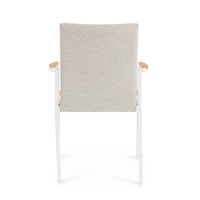 comprar SILLA CON REPOSABRAZOS | JALISCO NEW BLANCO WG20 online de Bizzotto Homemotion desde 317,99 €