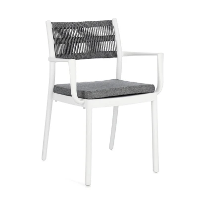 comprar SILLA CON REPOSABRAZOS | CON COJINES | ALVIN BLANCO/GRIS OSCURO online de BIZZOTTO desde 148,10 € comprar SILLA CON REPOSABRAZOS | CON COJINES | ALVIN BLANCO/GRIS OSCURO online de BIZZOTTO desde 148,10 €