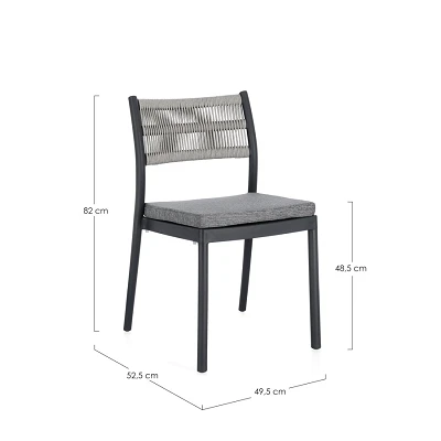 comprar SILLA CON COJINES | ALVIN ANTRACITA/GRIS CLARO online de BIZZOTTO desde 130,68 € comprar SILLA CON COJINES | ALVIN ANTRACITA/GRIS CLARO online de BIZZOTTO desde 130,68 €