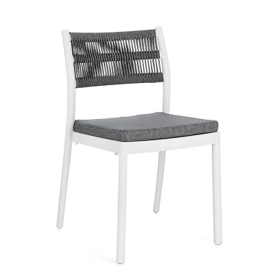 comprar SILLA CON COJINES | ALVIN BLANCO/GRIS OSCURO online de BIZZOTTO desde 130,68 € comprar SILLA CON COJINES | ALVIN BLANCO/GRIS OSCURO online de BIZZOTTO desde 130,68 €