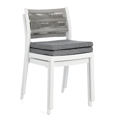 comprar SILLA CON COJINES | ALVIN BLANCO/GRIS CLARO online de BIZZOTTO desde 130,68 € comprar SILLA CON COJINES | ALVIN BLANCO/GRIS CLARO online de BIZZOTTO desde 130,68 €