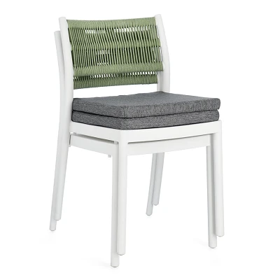 comprar SILLA CON COJINES | ALVIN BLANCO/VERDE online de BIZZOTTO desde 130,68 € comprar SILLA CON COJINES | ALVIN BLANCO/VERDE online de BIZZOTTO desde 130,68 €
