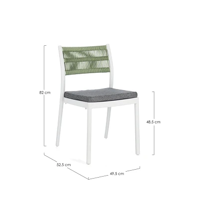 comprar SILLA CON COJINES | ALVIN BLANCO/VERDE online de BIZZOTTO desde 130,68 € comprar SILLA CON COJINES | ALVIN BLANCO/VERDE online de BIZZOTTO desde 130,68 €