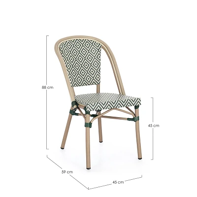 comprar SILLA SILVEIRA VERDE online de BIZZOTTO desde 190,58 € comprar SILLA SILVEIRA VERDE online de BIZZOTTO desde 190,58 €