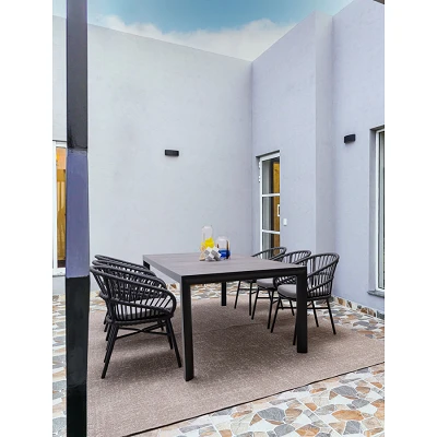 comprar SILLA CON REPOSABRAZOS | CON COJINES | ODIVELAS ANTRACITA online de BIZZOTTO desde 298,39 €