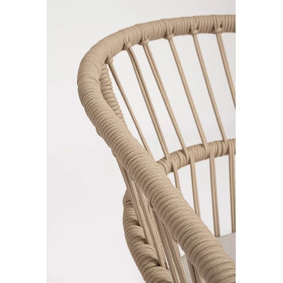 comprar SILLA CON REPOSABRAZOS | CON COJINES | ODIVELAS BEIGE online de BIZZOTTO desde 298,39 €