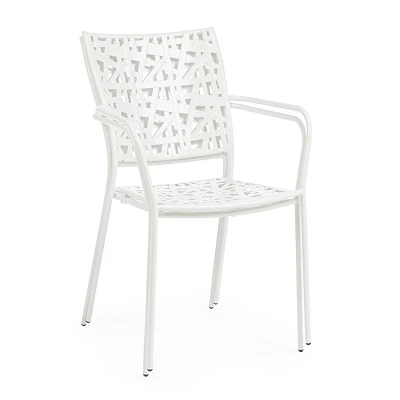 comprar SILLA CON REPOSABRAZOS | KELSIE BLANCO online de Yes desde 99,10 €