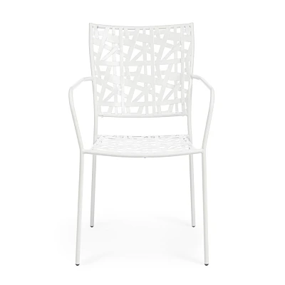 comprar SILLA CON REPOSABRAZOS | KELSIE BLANCO online de Yes desde 99,10 €