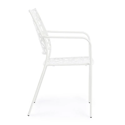 comprar SILLA CON REPOSABRAZOS | KELSIE BLANCO online de Yes desde 99,10 €
