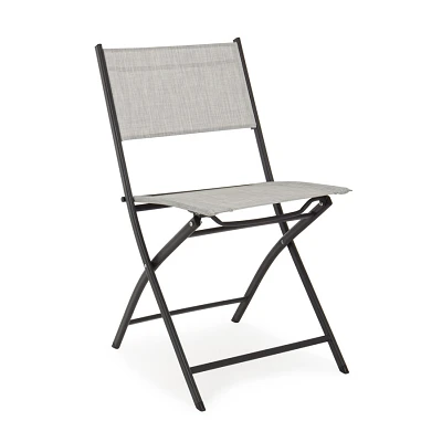 comprar SILLA PLEGABLE MARTINEZ GRIS CLARO online de Yes desde 49,01 €