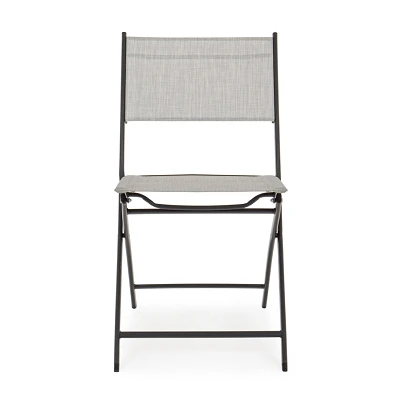 comprar SILLA PLEGABLE MARTINEZ GRIS CLARO online de Yes desde 49,01 €