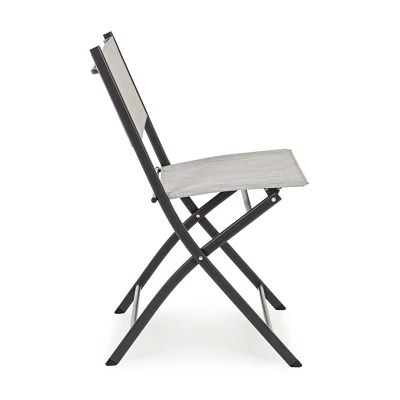 comprar SILLA PLEGABLE MARTINEZ GRIS CLARO online de Yes desde 49,01 €