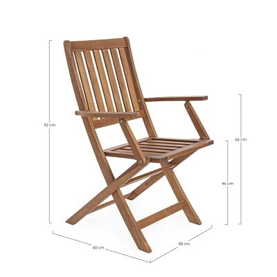 comprar SILLA CON REPOSABRAZOS | MALI PLEGABLE online de Yes desde 113,26 €