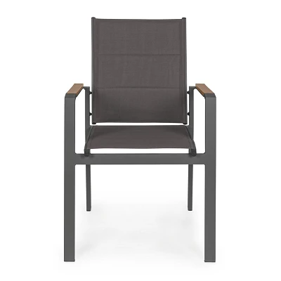 comprar SILLA CON REPOSABRAZOS | KUBIK ANTRACITA SJ61 online de Yes desde 147,02 €