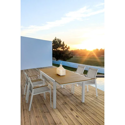 comprar SILLA CON REPOSABRAZOS | KUBIK BLANCO SJ60 online de Yes desde 164,44 €