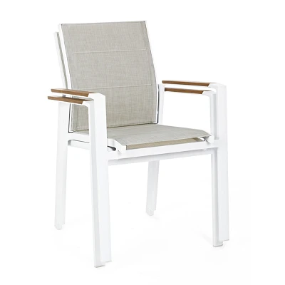 comprar SILLA CON REPOSABRAZOS | KUBIK BLANCO SJ60 online de Yes desde 164,44 €