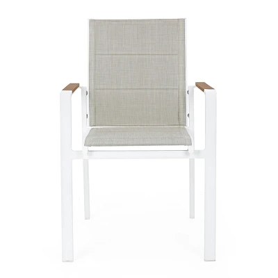 comprar SILLA CON REPOSABRAZOS | KUBIK BLANCO SJ60 online de Yes desde 164,44 €
