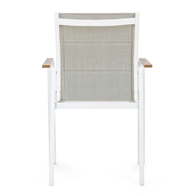 comprar SILLA CON REPOSABRAZOS | KUBIK BLANCO SJ60 online de Yes desde 164,44 €