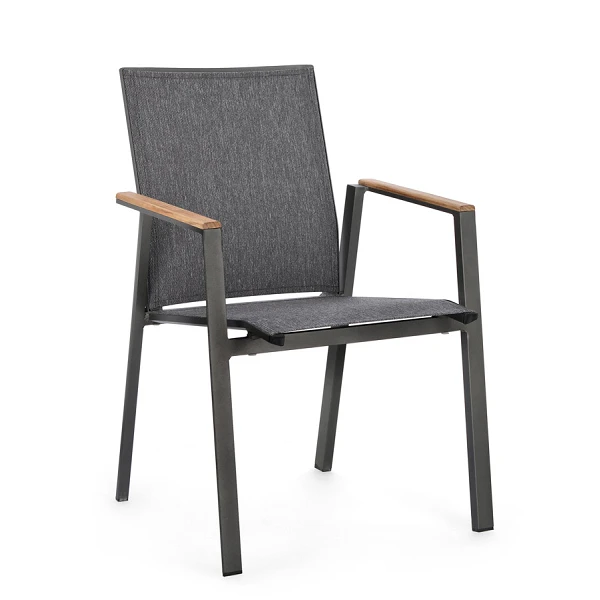 SILLA CON REPOSABRAZOS |  CAMERON ANTRACITA GK52