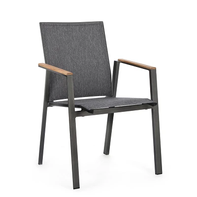 comprar SILLA CON REPOSABRAZOS | CAMERON ANTRACITA GK52 online de BIZZOTTO desde 241,76 €