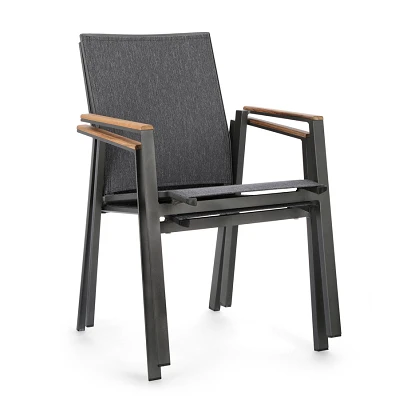comprar SILLA CON REPOSABRAZOS | CAMERON ANTRACITA GK52 online de BIZZOTTO desde 241,76 €