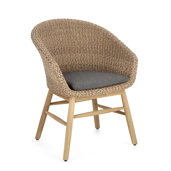 SILLA CON REPOSABRAZOS |  CON COJINES |  GENESIS ABACA