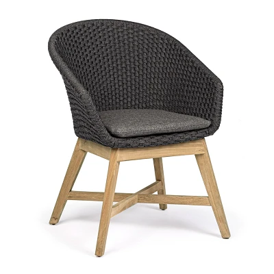 comprar SILLA CON REPOSABRAZOS | CON COJINES | COACHELLA ANTRACITA online de Bizzotto Homemotion desde 629,44 €