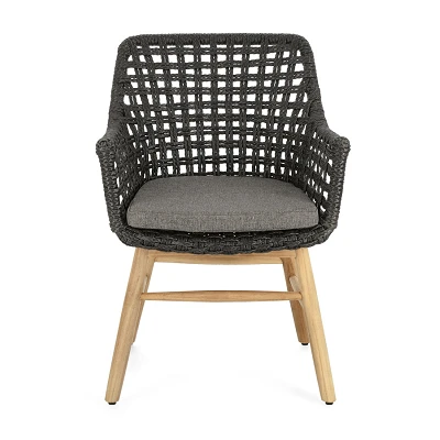 comprar SILLA CON REPOSABRAZOS | CON COJINES | WILSON NEGRO online de Bizzotto Homemotion desde 540,14 €