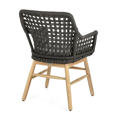 comprar SILLA CON REPOSABRAZOS | CON COJINES | WILSON NEGRO online de Bizzotto Homemotion desde 540,14 €