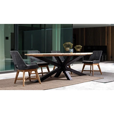 comprar SILLA CON COJINES | HESPERIA SLATE online de Bizzotto Homemotion desde 544,50 €