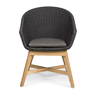 comprar SILLA CON REPOSABRAZOS | CON COJINES | COACHELLA ANTRACITA online de Bizzotto Homemotion desde 629,44 €