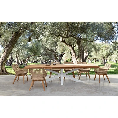 comprar SILLA CON REPOSABRAZOS | CON COJINES | MADISON NATURAL online de Bizzotto Homemotion desde 544,50 €