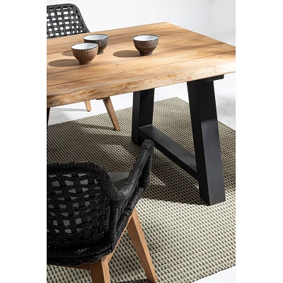 comprar SILLA CON REPOSABRAZOS | CON COJINES | MADISON NEGRA online de Bizzotto Homemotion desde 544,50 €
