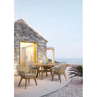 comprar SILLA CON REPOSABRAZOS | CON COJINES | MADISON NATURAL online de Bizzotto Homemotion desde 544,50 €