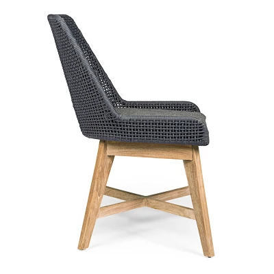comprar SILLA CON COJINES | HESPERIA SLATE online de Bizzotto Homemotion desde 544,50 €