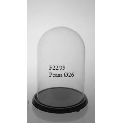 comprar CAMPANAS DE VIDRIO FANALES DE CRISTAL / PEANAS DE MADERA online de  desde 53,64 €