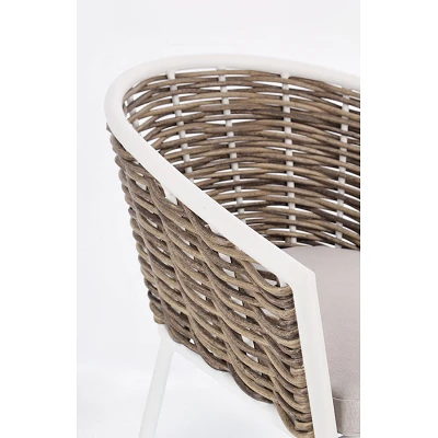comprar SILLA CON REPOSABRAZOS | CON COJINES | MARIBELA BLANCO YK11 online de BIZZOTTO desde 257,00 €
